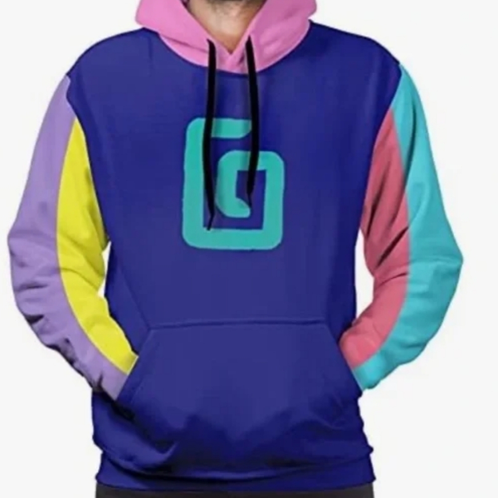 2021 Karl Jacobs Limited Edition enchantment colorblock hoodie sweatshirt sz Lg